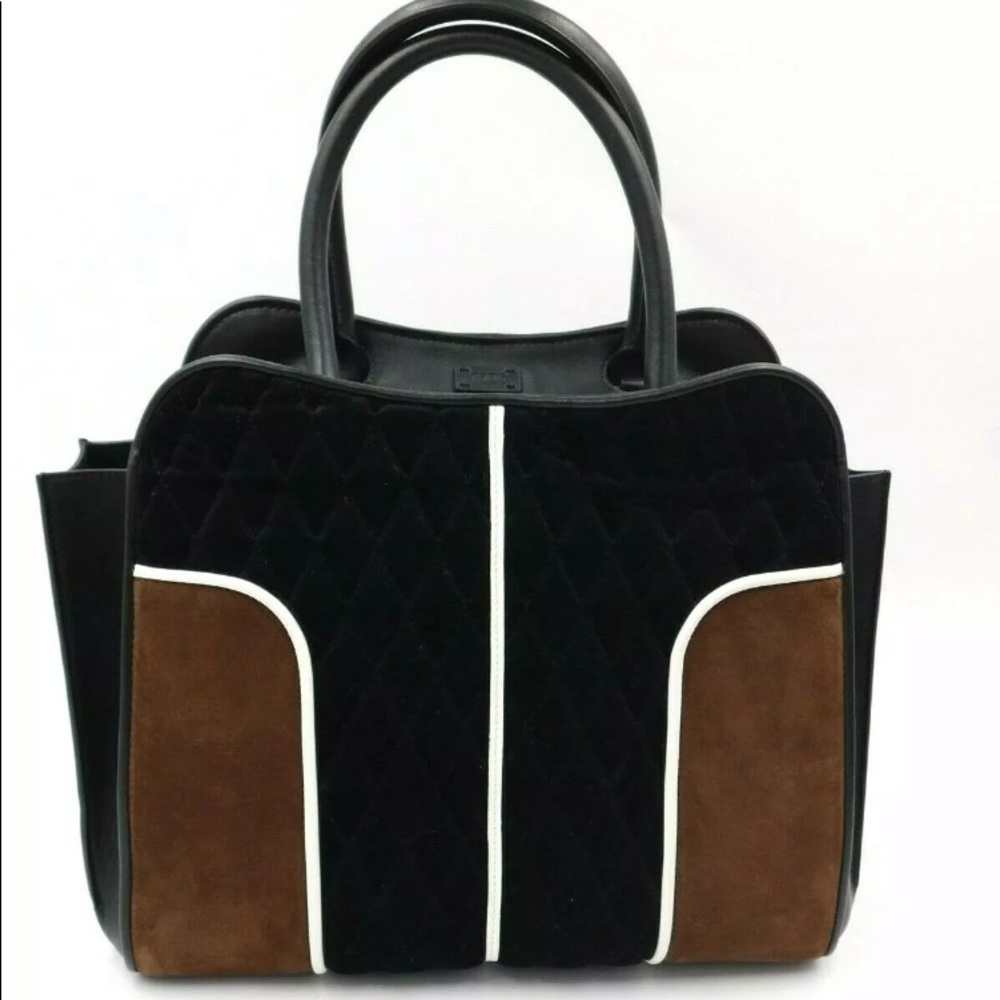 ✨Tod’s Sella Bag, Leather, Suede & Velvet
